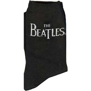 The Beatles - Drop T Logo Sokken - 36/41 - Zwart