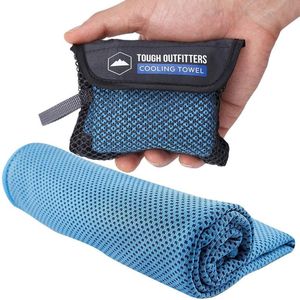 Tough Outdoors Koeldoek 100x30cm – Verkoelende Handdoek – Cool Towel – Zweetdoek Sport – Klein Handdoekje Koelend