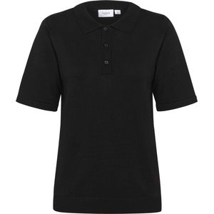 Saint Tropez - Zwarte Polo Pullover Trui - Dames