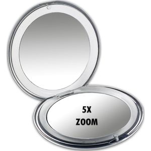 Gérard Brinard tasspiegeltje acryl spiegel 5x vergroting - Ø8cm