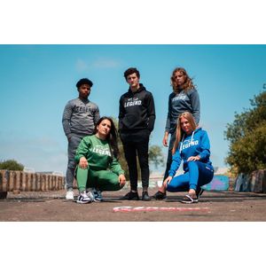 Joggingpak dames/heren met trui/sweater Navy Blauw  104