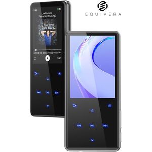 Equivera MP3 Speler Bluetooth - MP3 Speler - MP3 Speler met Bluetooth - MP3 Speler Bluetooth met FM Radio