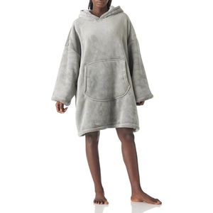 Oversized Deken Hoodie voor Volwassenen - Warme en Comfortabele Sherpa Fleece met Zak - Unisex