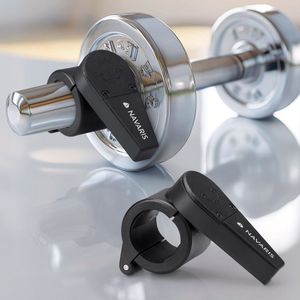 Navaris twee haltersluitingen 30 mm - Quick release - Snel te plaatsen - Met extra grip - Voor dumbells en halterstang - Veerklem alternatief - Zwart