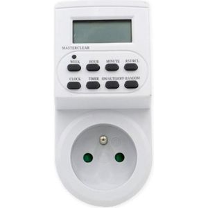 TIBELEC Dagelijkse en wekelijkse digitale programmeur