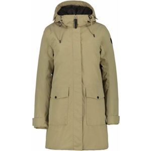 Jas Icepeak Women Alpena Wadded Parka Khaki-Maat 46