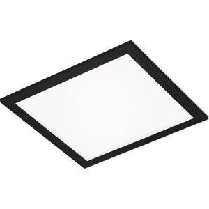 Briloner Leuchten - LED-paneel, LED-plafondlamp, plafondlamp, plafondspot, 12 Watt, 1.300 lumen, 4.000 Kelvin, wit-zwart