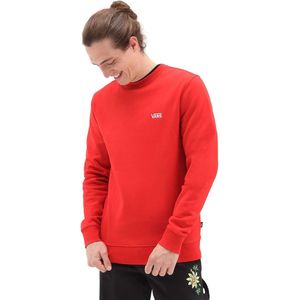 Vans Core Basic Heren Crew Sweater (Maat L) Rood - Casual Trui