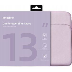 Innostyle® Omniprotect Slim Laptoptas - 13"" - Waterdichte Paars