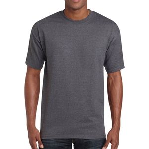 T-shirt met ronde hals 'Heavy Cotton' merk Gildan Tweed - L