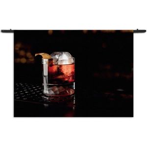 Mezo Wandkleed Cocktail Bar 03 Rechthoek Horizontaal XXL (130 X 180 CM) - Wandkleden - Met roedes