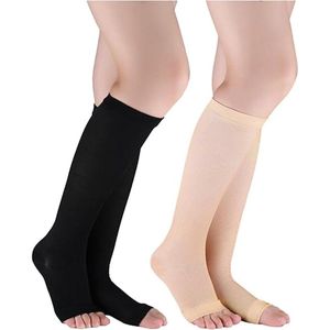 EGoods - Compressiemouwen voor kuiten | Gegradueerde compressie | Sportieve ondersteuning voor oedeem en zwellingen, voor dames en heren.