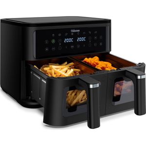 Tristar Dubbele Airfryer FR-9429 - 2x 4,5 Liter - Dubbele Mand - Kijkvenster - 9L - 2500W