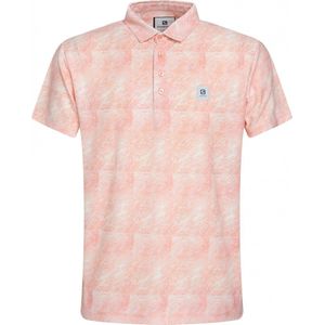 Gabbiano Poloshirt Poloshirt Met Digitale Print 233565 478 Fresh Coral Mannen Maat - M
