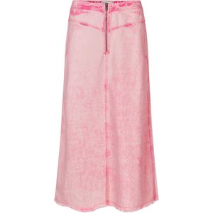 Lollys Laundry Normandie - Rok - Denim - Roze - S