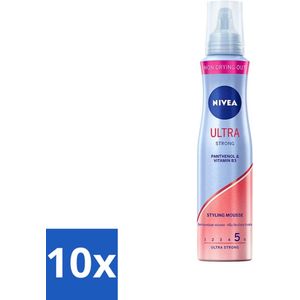 NIVEA - Styling Mousse - Ultra Sterk - 150 ml - Haarverzorging