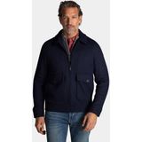 NZA - Blauwe wollen jas