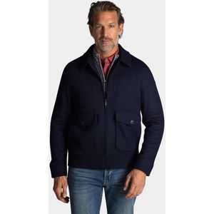 NZA - Blauwe wollen jas