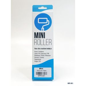Mini Roller voor modelbouw en hobby (mini) 19 x 12 mm - 10 stuks