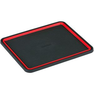 Dunlop Vehicle - Antislipmat lederlook - Antislipmat - Siliconen (Sc) - zwart/rood 20x16.5cm