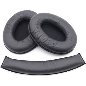 Oorkussens voor compatibele hoofdtelefoons - 3-delig zwart