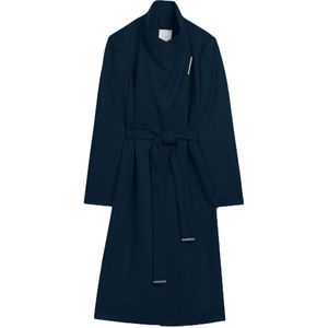Rose Midi Length Belted Wool Wrap Coat