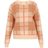 usha - Fashion Look Collection - Geblokte Sweater - Casual - Losse Fit