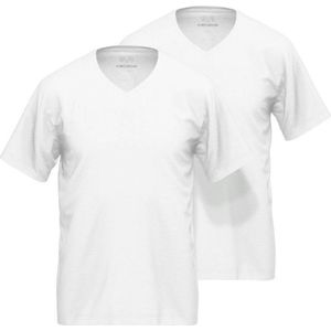 Ceceba T-shirt V-hals - 110 White - maat S (S) - Heren Volwassenen - 100% katoen- 31239-4012-110-S