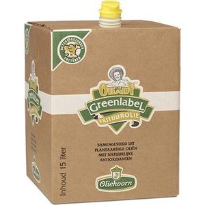 Oliehoorn - Frituurolie - Green Label - 15 liter