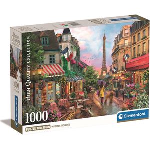 Flowers in Paris (1000 Stukjes) - Clementoni High Quality Collection