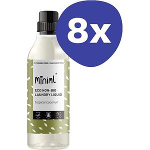 Miniml Wasmiddel Tropische Kokosnoot (8x 1L)