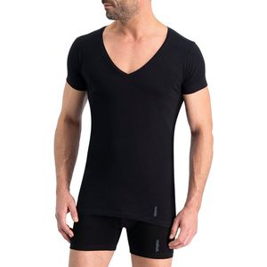 Noshirt Lite Cotton - Ondershirt - Diepe V-Hals - Katoen - Zwart - XL