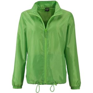 James and Nicholson Regenjas Dames Met Capuchon - Regenpak - Regenjas Dames Waterdicht - Regenjassen (Voorjaarsgroen)