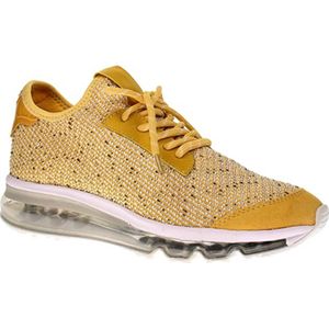 La Strada Dames Sneaker 1912612-4582 woven yellow Maat 40