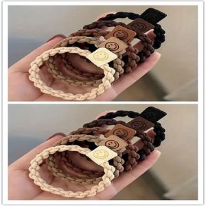 Spiraal Haarelastiekjes L - 10 stuks - Karamel kleur - Ø 15.7cm - 0.7cm Dik - Elastiek - Haar Accessoires - Meisjes - Dames - Gift - Cadeau