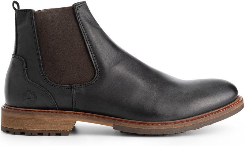 Travelin' - Winslow - Chelsea Boots - Zwart - Leer