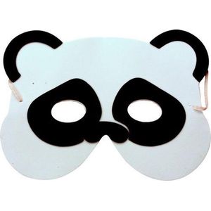 PARTYPRO - Pandamasker voor kinderen - Maskers > Half maskers