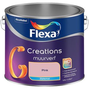 Flexa - Creations Muurverf Zijdemat - Pink - Mengverf - 2.5 Liter