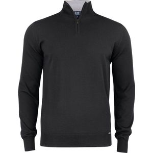 Cutter & Buck Everett HZ Sweater Heren 355420 - Zwart - M