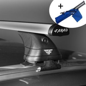 Dakdragers geschikt voor Toyota Auris Touring Sport Stationwagon vanaf 2013 - Aluminium - inclusief dakdrager opbergtas