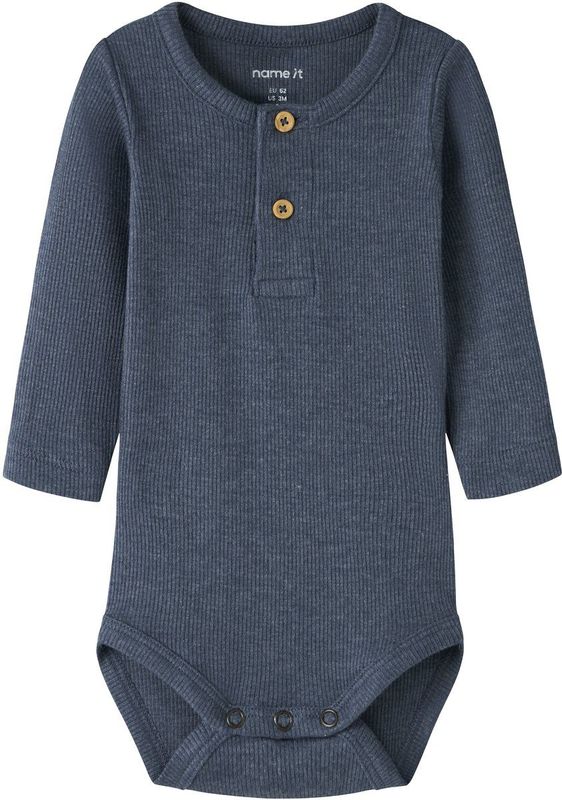 Name It Kab Button Romper - Maat 74 - Vintage Indigo