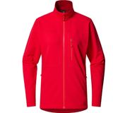 Haglofs - Rosson Mid - Fleece - Rood - Met Volledige Rits
