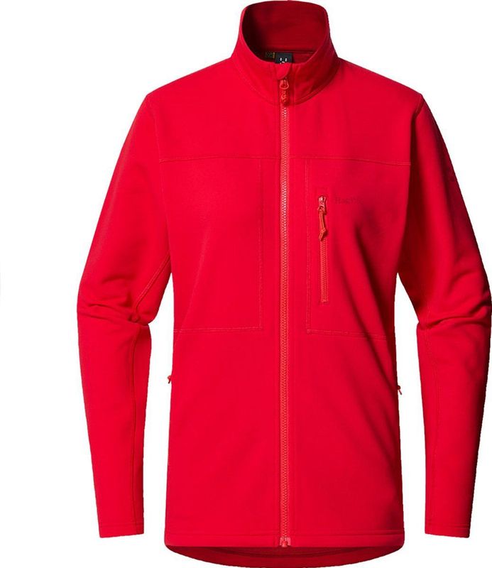 Haglofs - Rosson Mid - Fleece - Rood - Met Volledige Rits