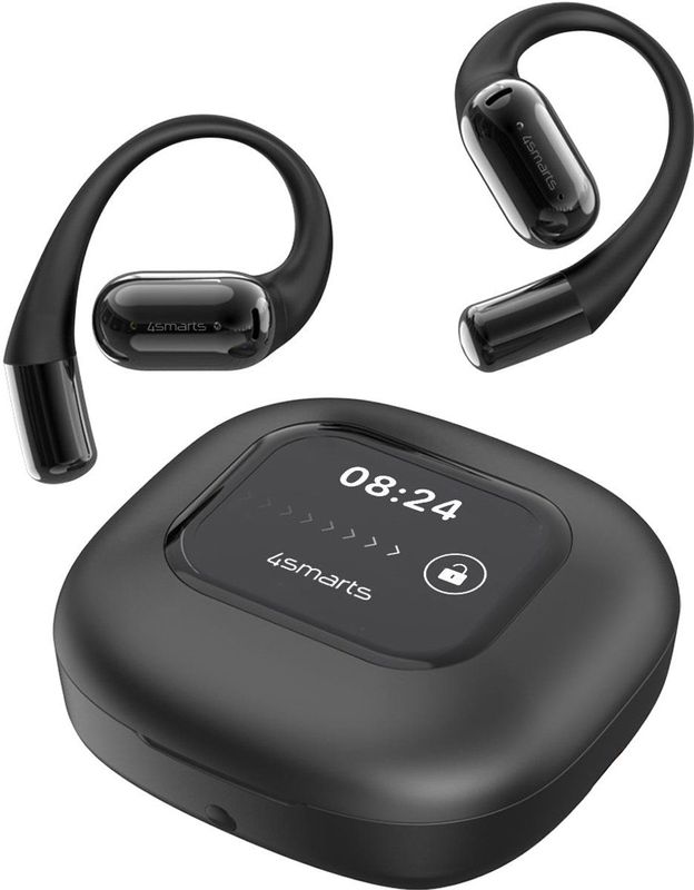 4smarts - SkyBuds AI - Draadloze Headset - Zwart - Bluetooth