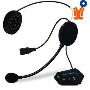 Draadloze Motorhelm Headset - Bluetooth Communicatiesysteem - Headset Met Microfoon
