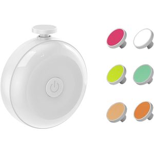 VIELLAN Baby Nagelvijl Elektrisch - 6-in-1 Stille Trimmer voor Pasgeborenen & Kind - Veilige Nagelverzorging Set met 6 Opzetstukjes