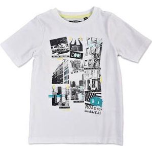 Blue Seven Jongens T-shirt - wit - Maat 122