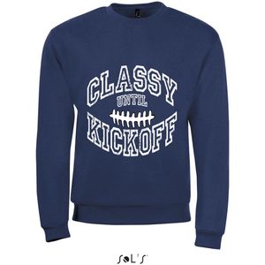 Sweatshirt 2-161 Classy until Kickoff - Navy, xS