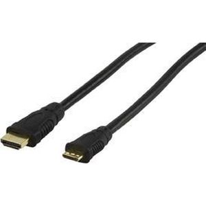Valueline - 1.3 High Speed HDMI naar Mini HDMI kabel  - 5 m - Zwart