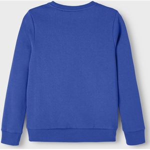 NAME IT KIDS Sweater NKFNAMAGIC met Printopdruk Hardblauw